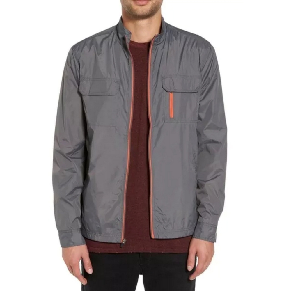 TAVIK Grey Signature Fit Lightweight Jacket Large